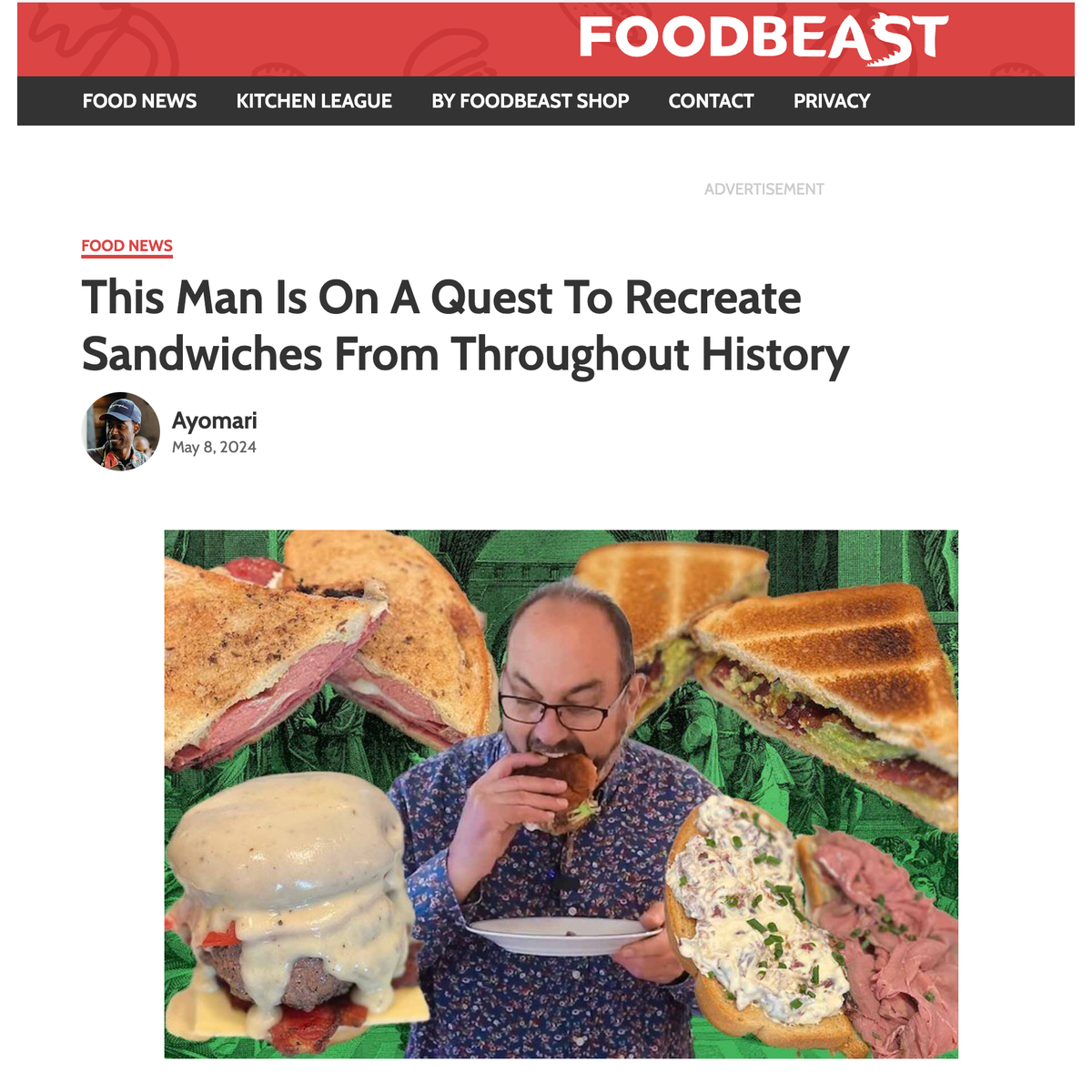 Please stand by for 🥪s...